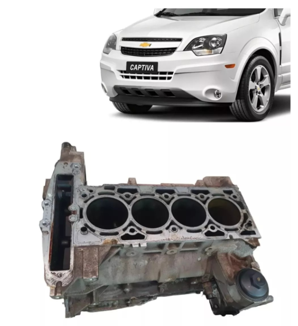 Bloco Do Motor Chevrolet Captiva 2.4 2012 2013 185cv