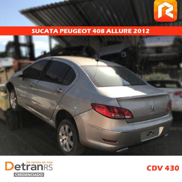 Sucata Peugeot 408 Allure 2012 Automático Retirada De Peças